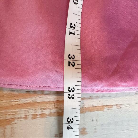ASTR Ellison Satin Pink Slip Mini Dress Size Medium - Picture 9 of 10